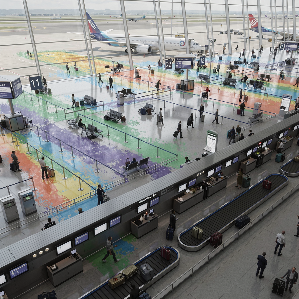 Terminal capacity planning software with simulation