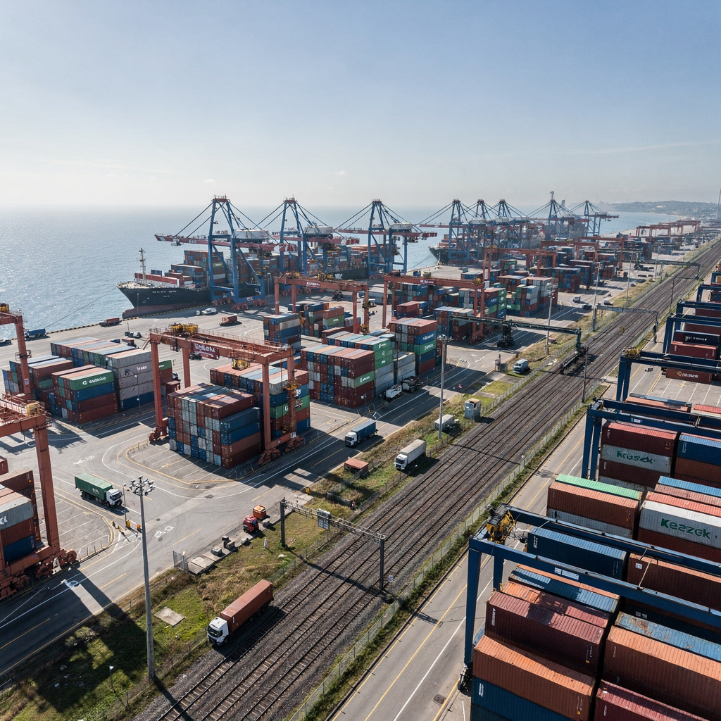 Digital twin for port container terminal capacity planning
