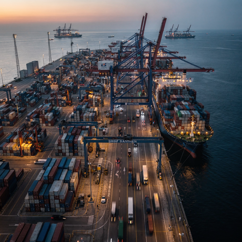 Big data analytics in deepsea container port operations