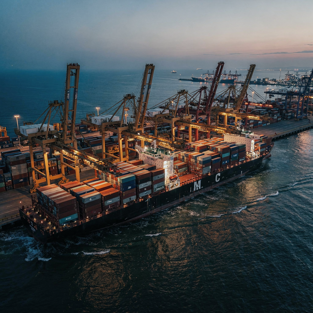 Safety-aware AI for high-hoist cranes in container terminals