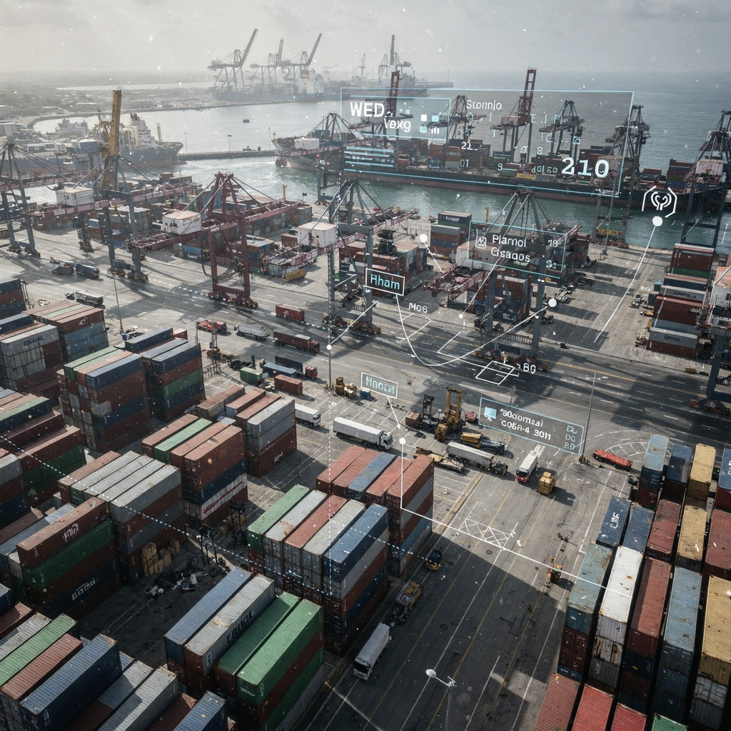 AI algorithm for container terminal stowage plan