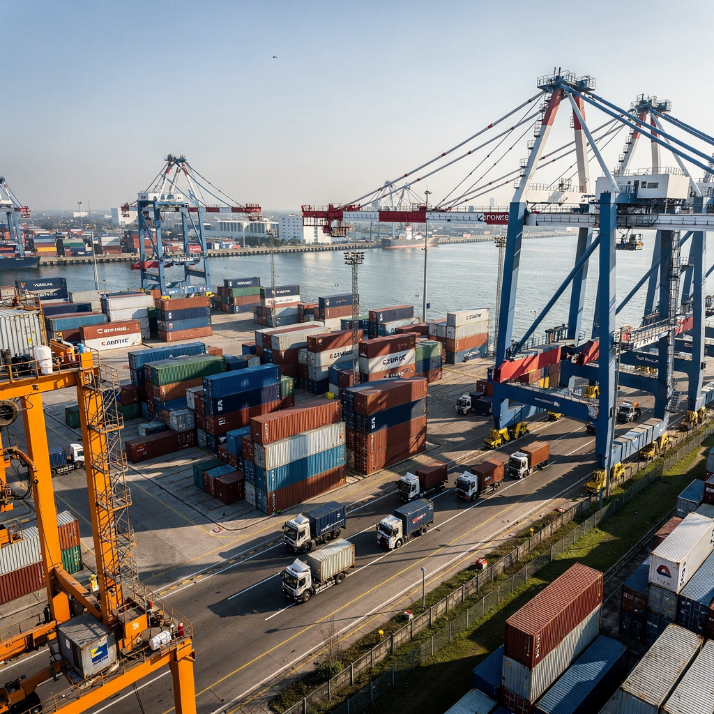 Identifying hidden capacity with AI in container terminals