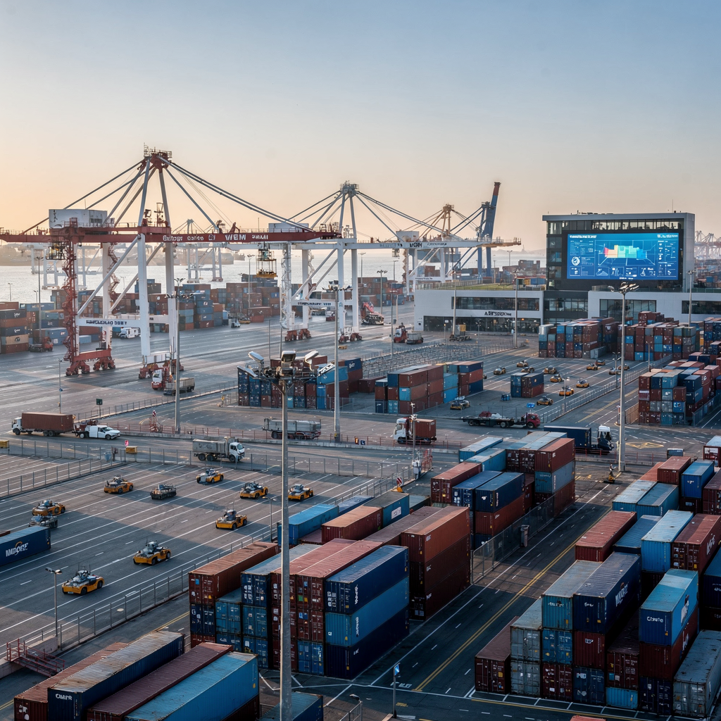 Trends in container port automation 2026: market size