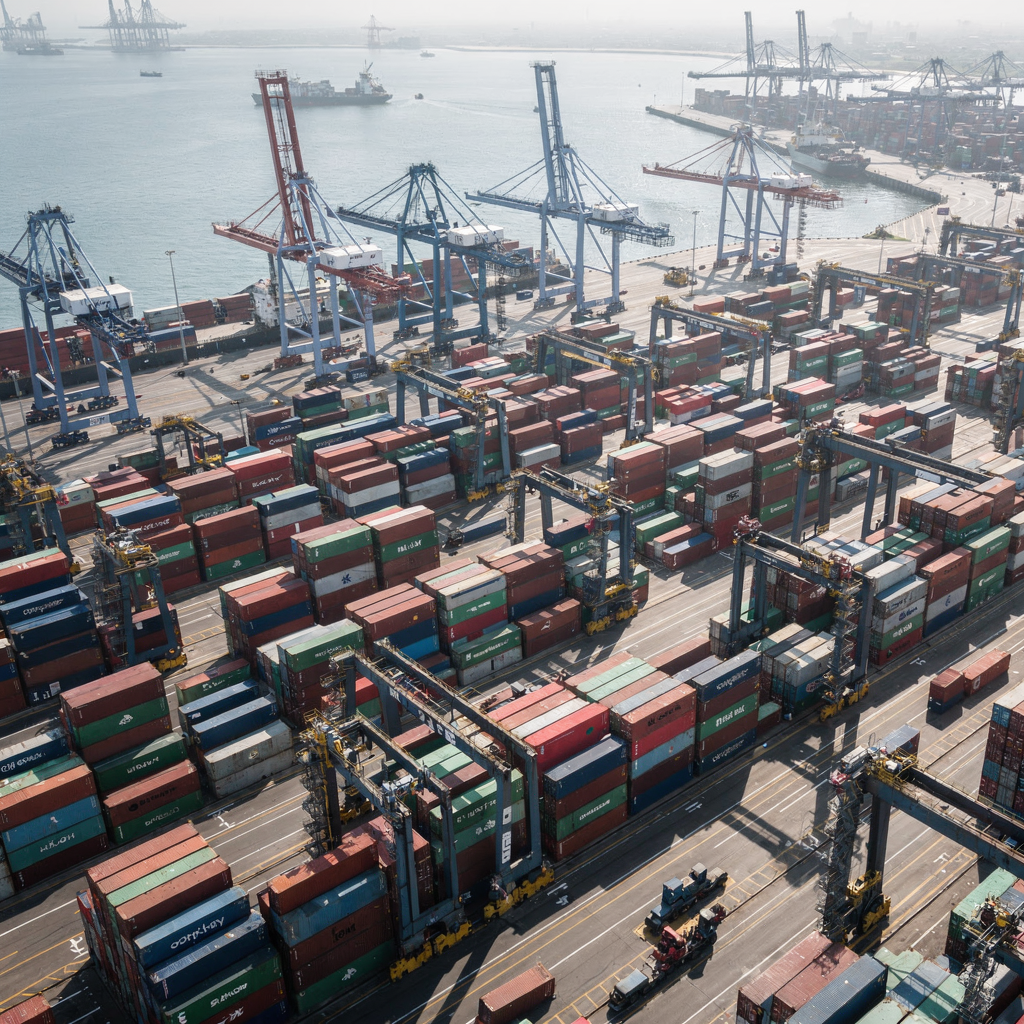 Stowage plan to minimise conflicts in port operations