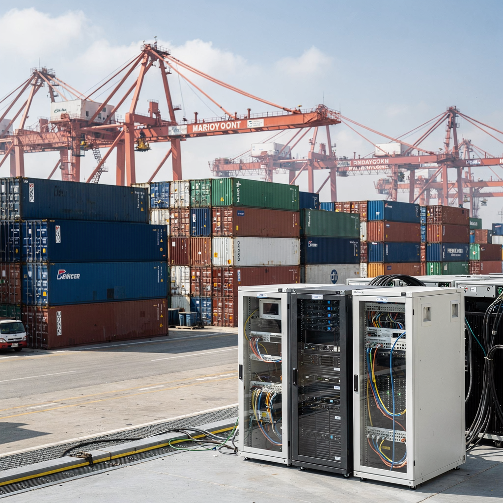 Cloud vs edge AI for container ports