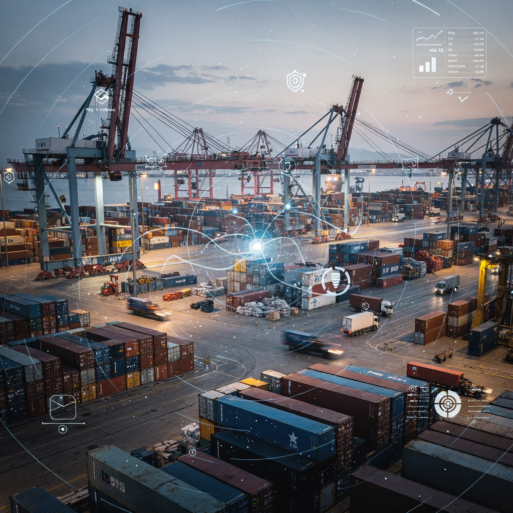 AI real-time decision-making for maritime port operations