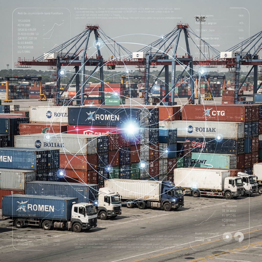 PLC-Integrated AI in Container Terminal Operations