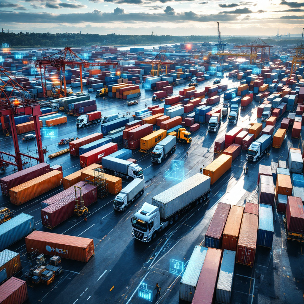 Real-time container terminal replanning strategies