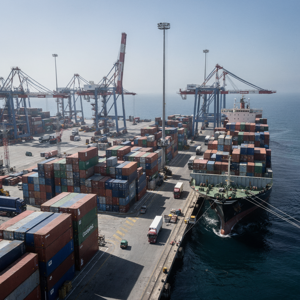 Data exchange standards in container ports