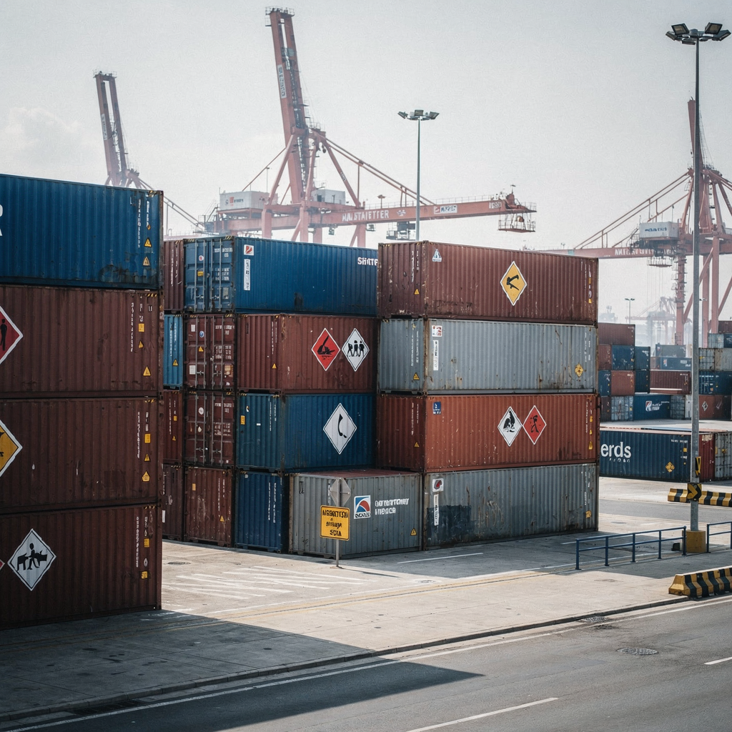 Hazardous Cargo Stowage Rules in Inland Container Terminals