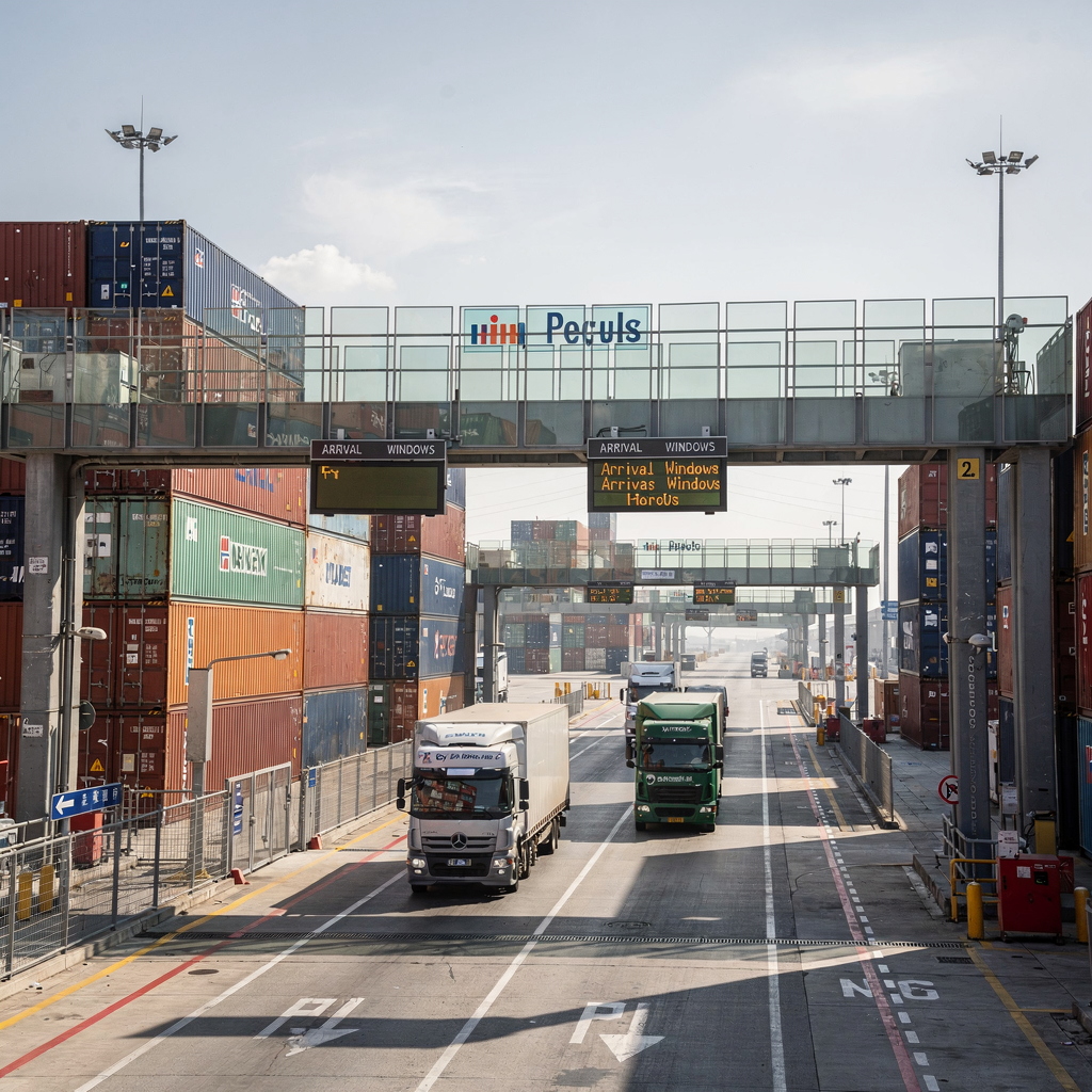 Port container solutions to ease inland terminal congestion