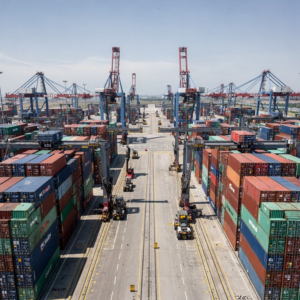 Automated Export Container Remarshaling in Port Terminals