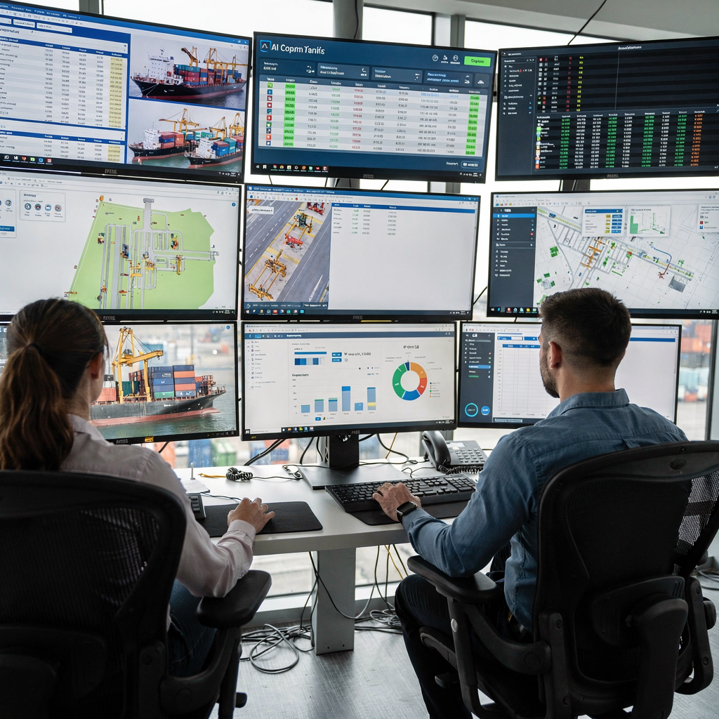 AI in port operations stowage planning